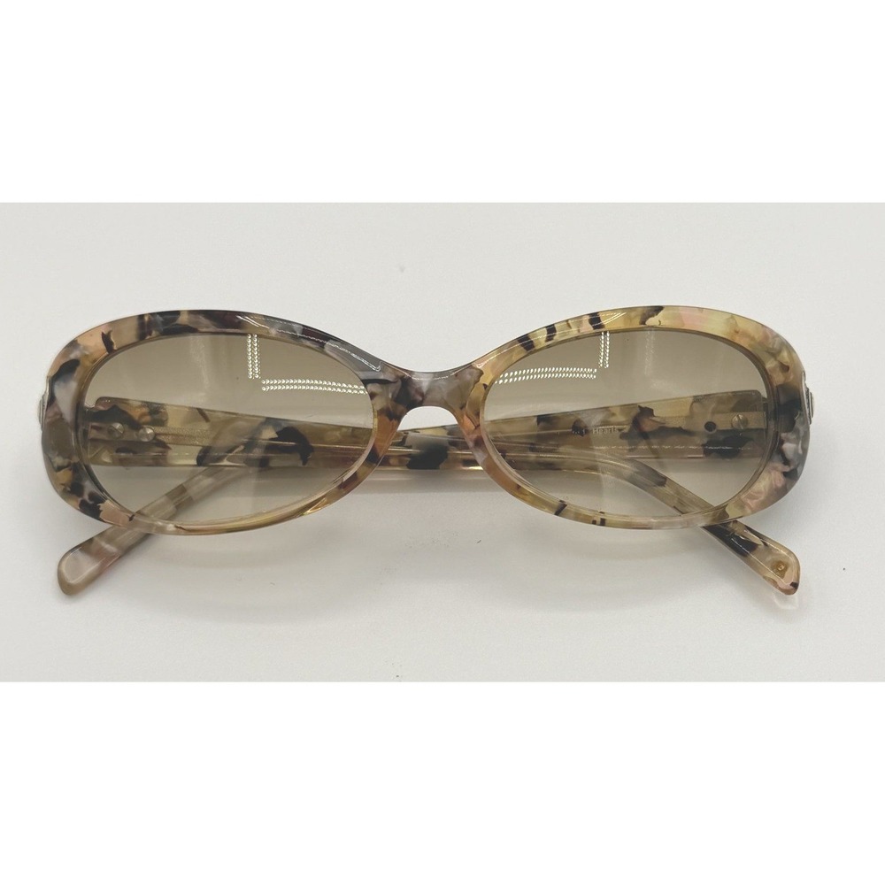 Brighton Hearts Sunglasses A10584 Tortoise Oval Silver Heart Temples